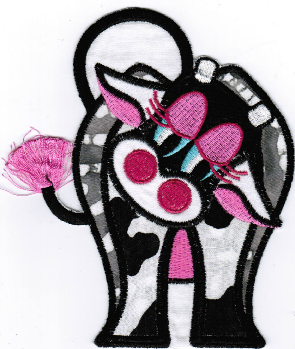 Sew On Applique Patches Large Cow Iron On Appliques Patch Etsy