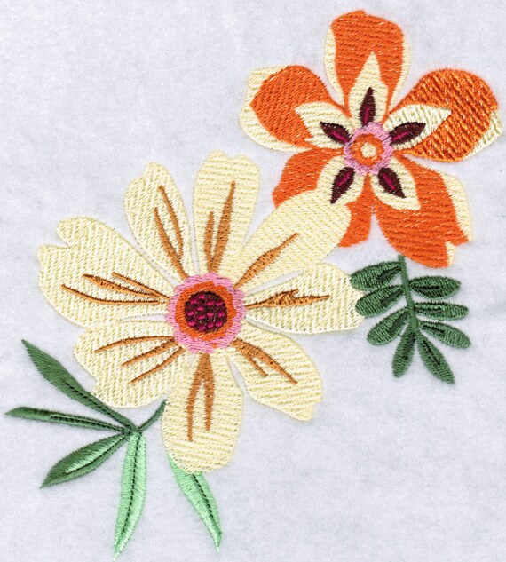 NEW DAISY Embroidered Appliques Iron On *Your Choice Design* Daisies Flowers