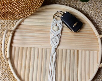 Boho Macramé Keychain