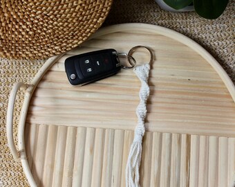 Boho Macrame Keychain, Party Favor Gift