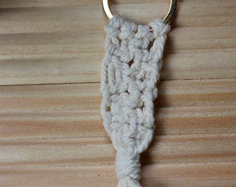 Boho Macramé Keychain, Party Favor Gift