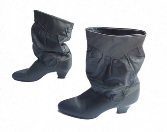 mid calf boots with fur