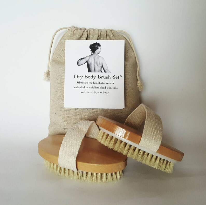 The Dry Body Brush Set Etsy
