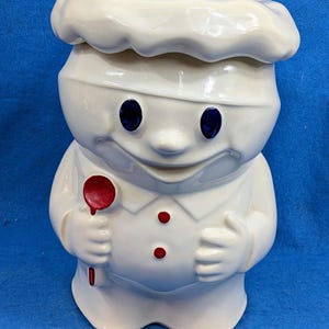 Pillsbury Dough Boy Cookie Jar - Etsy