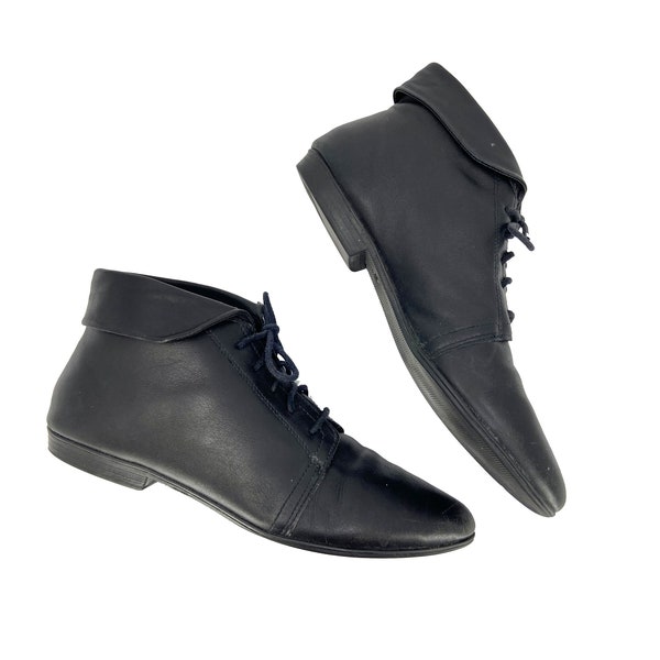 emmeline arcadia leather lace up ankle boots