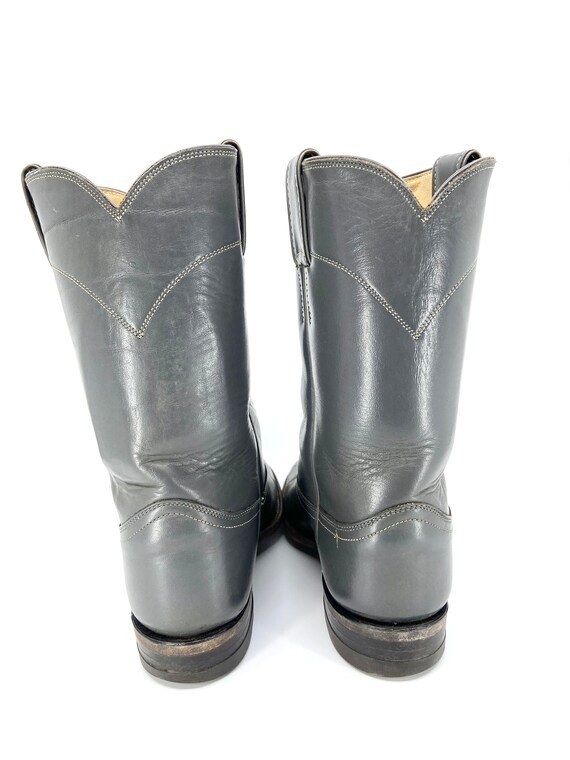 Size 7 Grey Cowboy Boots // Grey Western Boots //… - image 10