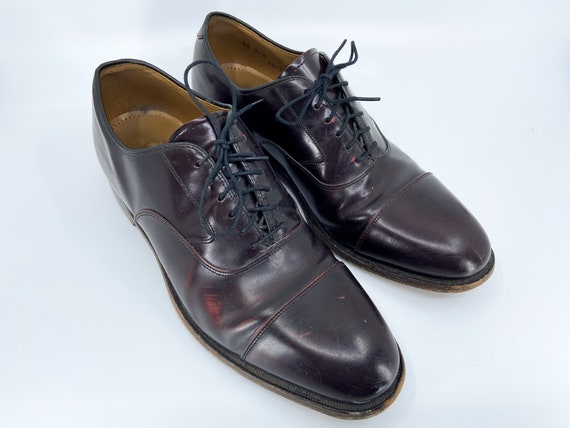 Size 9 Maroon Lace Up Oxford shoes // Menswear fo… - image 3