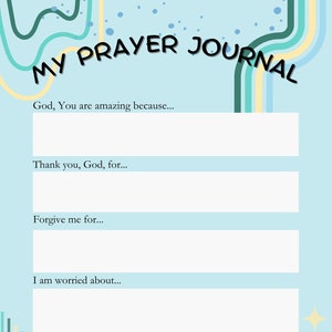 Printable Prayer Map for Kids trial 1 more and significantly better products to come image 2