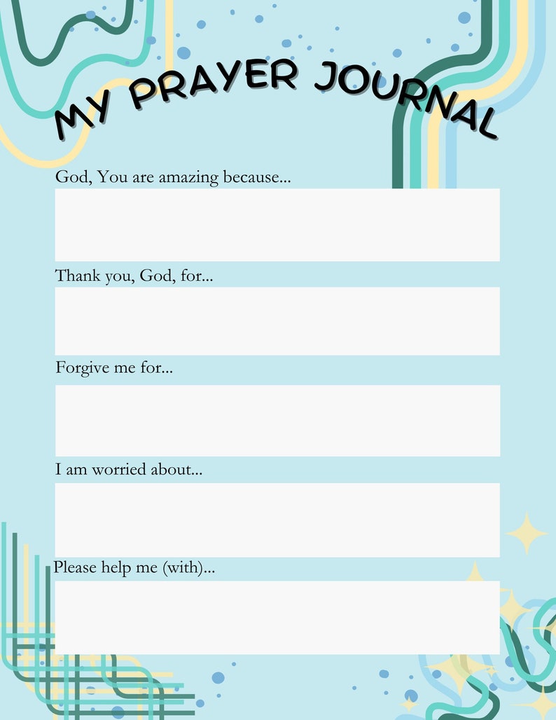 Printable Prayer Map for Kids trial 1 more and significantly better products to come image 2