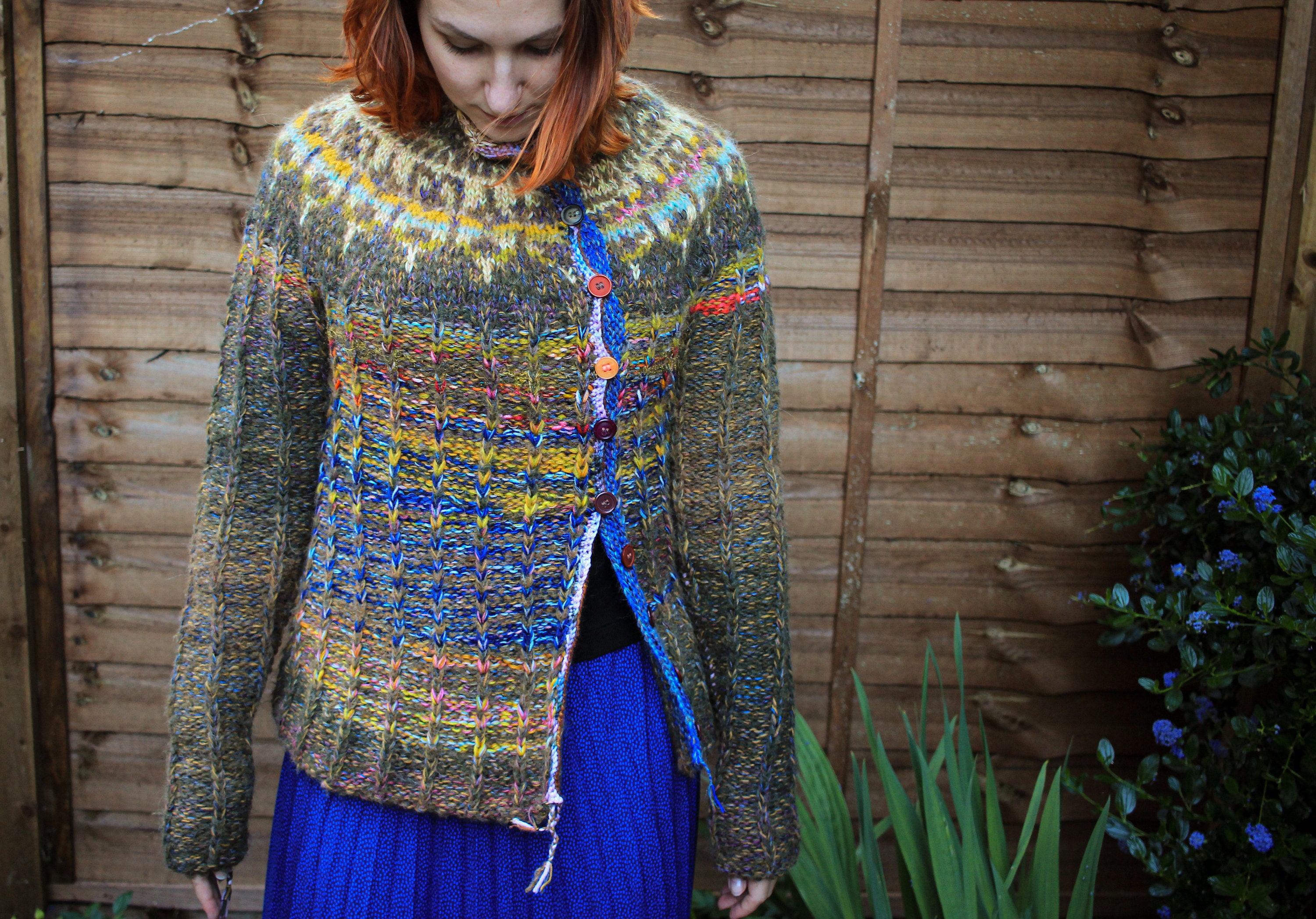 Colourful Cardigan - Etsy Singapore
