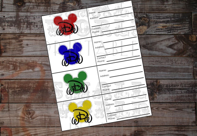 Fast Down load Top Disney Earth Holiday vacation Planner Package - Baggage Tags Electronic Printable. Designing a Disney Vacation? picture regarding Disney Luggage Tags Printable titled Fast Obtain Greatest Disney World wide Getaway Planner Package - Baggage Tags Electronic Printable. Designing a Disney Holiday?