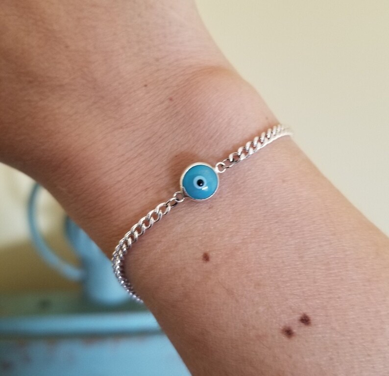 Evil Eye Bracelet Evil Eye Jewelry Greek Bracelet Greek Etsy