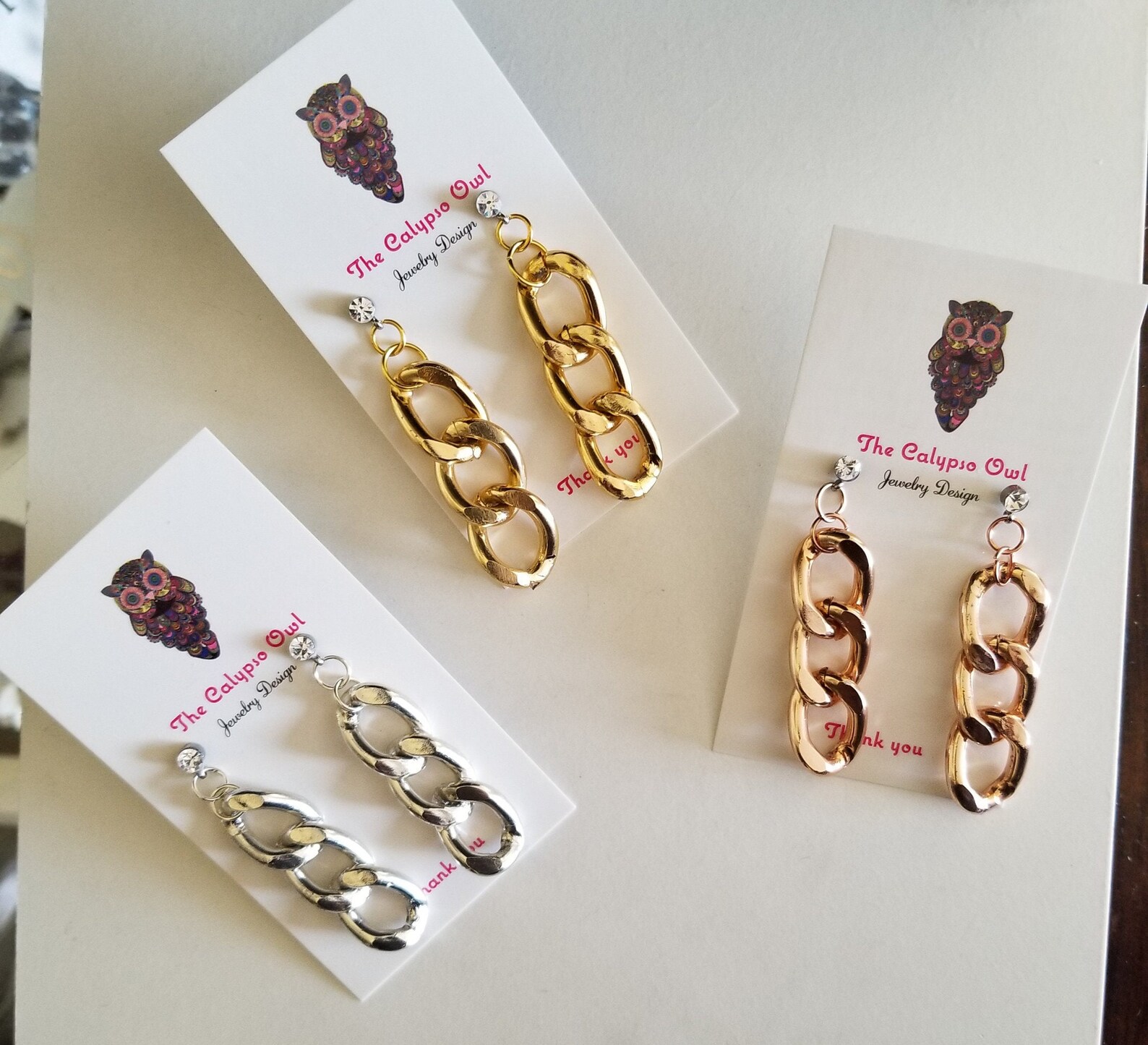 Curb Link Earrings Stunning Chain Link Dangle Earrings Etsy