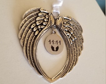 11:11 Angel Wing Ornament   ---- Angel wings