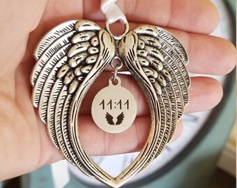 11:11 Angel Wing Ornament   ---- Angel wings