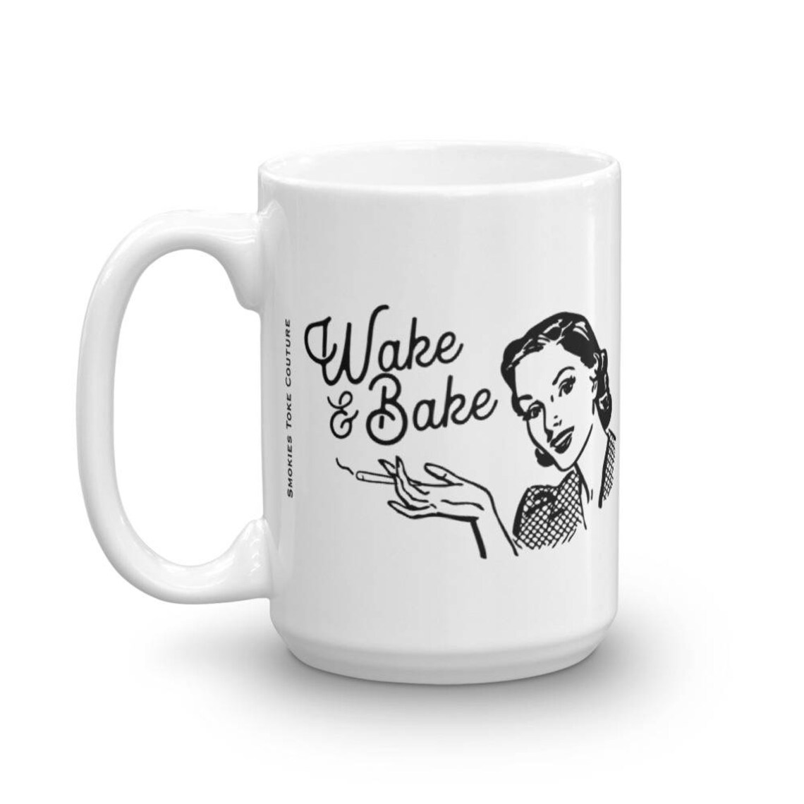 WAKE and BAKE Mug coffee mug weed mug weed gift cannabis | Etsy