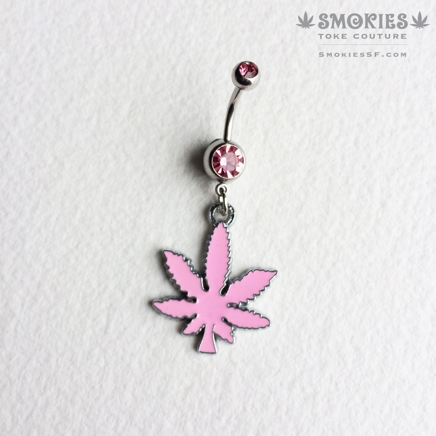 Belly button piercing sale weed