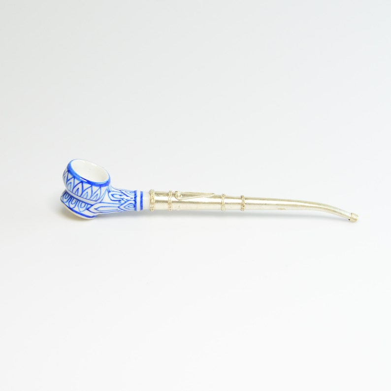 The Classic Art Painting Tobacco Smoking Pipe Etsy