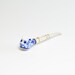 The Mini Classic Cat Tobacco Smoking Pipe with Brass Silver Pipe Handle 