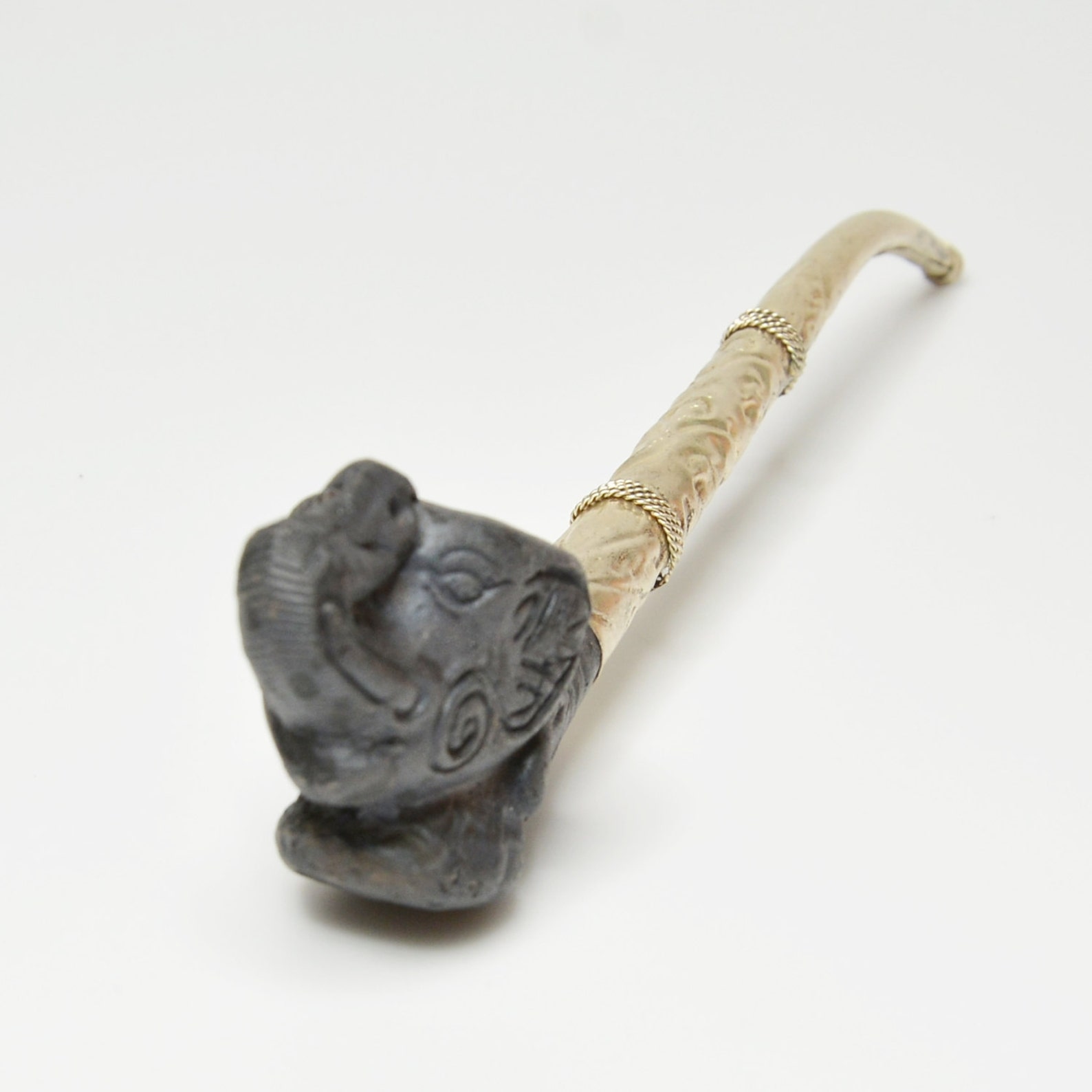 Elephant Clay Tobacco Smoking Pipe. Classic Smoking Pipe Etsy