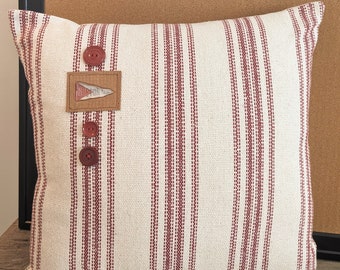 leather patch pillow. Boston University vintage leather patch.  school spirit. graduation. student. alumni.