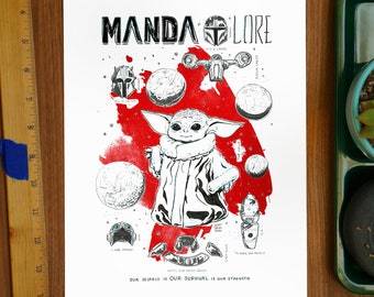 Manda Lore - Baby Alien Starchild and the Bounty Hunter Folk Heroes poster