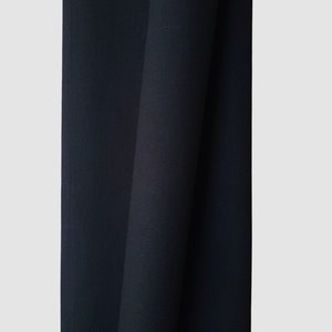 CLASSIC BLACK Waxed Canvas Fabric - Sold in 1/2 Yard Increments