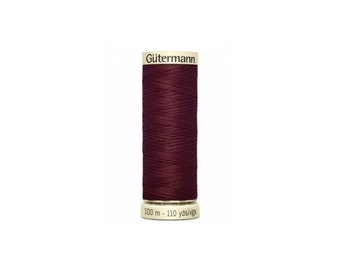 Gutermann Sew All Thread - Burgundy No. 450