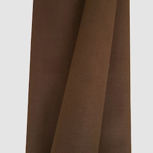 SPICE BROWN House Brand Waxed Cotton Canvas Fabric - Sold in 1/2 Yard Increments  Durable Material for Bags, Upholstery & Crafts