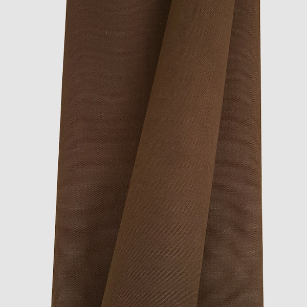 SPICE BROWN Waxed Canvas Fabric - Sold in 1/2 Yard Increments