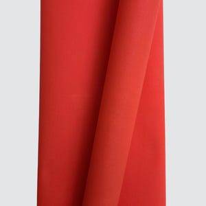Waxed Canvas Fabric - Persimmon Orange