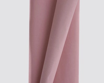 花びら色のワックス加工コットンキャンバス生地 10オンス。