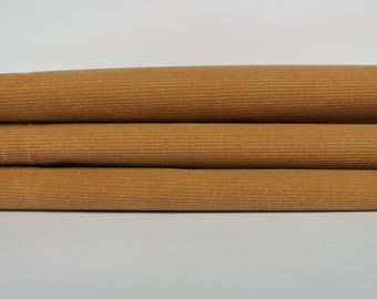 Hand Waxed Cotton Corduroy Fabric - Honey - sold in 1/2 yard increments