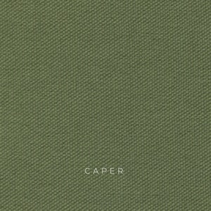 ORGANIC COTTON CANVAS Fabric - Sold in 1/2 yard increments Orange Yellow Green Caper