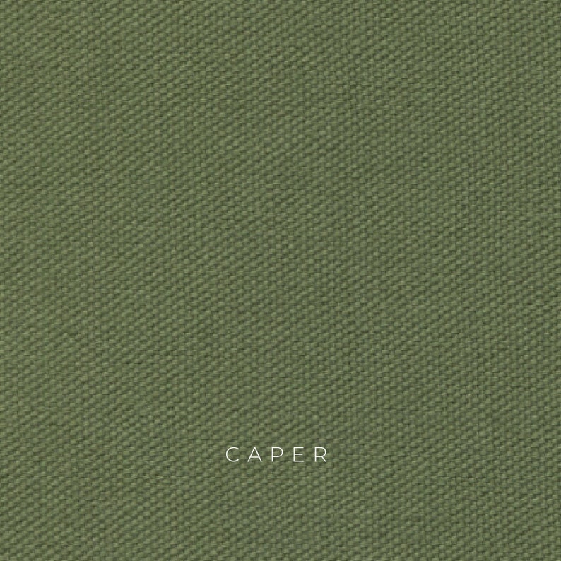 ORGANIC COTTON CANVAS Fabric - Sold in 1/2 yard increments Orange Yellow Green Caper