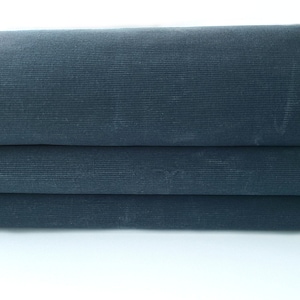 DUSTY BLUE House Brand Waxed Cotton Corduroy Fabric - sold in 1/2 Yard Increments  Durable Material for Bags, Upholstery and Crafts