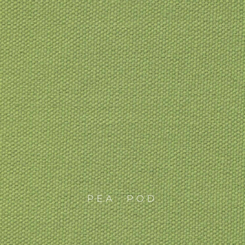ORGANIC COTTON CANVAS Fabric - Sold in 1/2 yard increments Orange Yellow Green Pea Pod