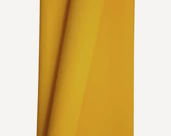 Sunflower Yellow Cotton Waxed Twill Fabric – Durable Upholstery, Bags, Crafts