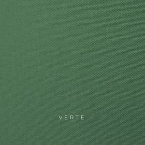 ORGANIC COTTON CANVAS Fabric - Sold in 1/2 yard increments Orange Yellow Green Verte