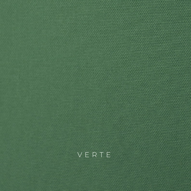 ORGANIC COTTON CANVAS Fabric - Sold in 1/2 yard increments Orange Yellow Green Verte