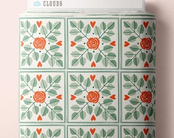 Cotone biologico Collezione About Love - Piastrella