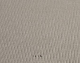 9 Inch 1/4 Yard Special Cut - DUNE Organic Cotton Canvas Fabric