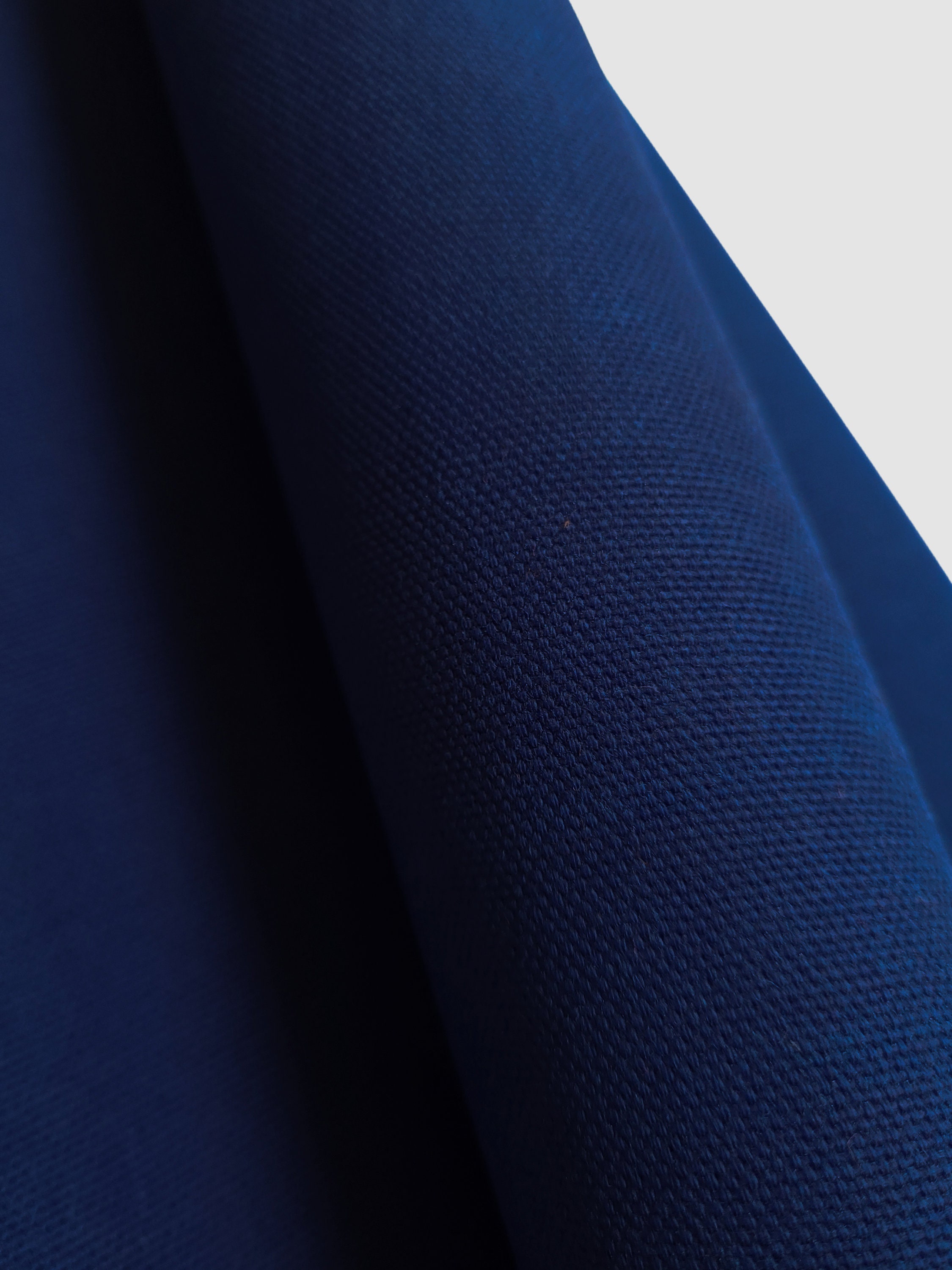 ★EMIS★ CANVAS MARINE BAGIVORYBLUE m1037_1334641 MARINE BLUE House Brand Waxed Cotton Canvas Fabric - Sold in