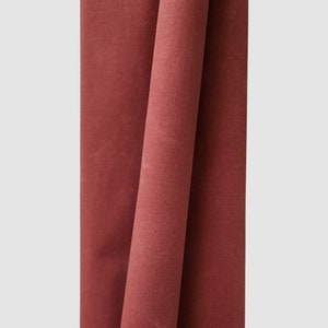 SEDONA RED Waxed Canvas Fabric - Sold in 1/2 Yard Increments