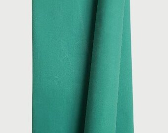 AQUA Waxed Cotton Twill Fabric - sold in 1/2 Yard Increments
