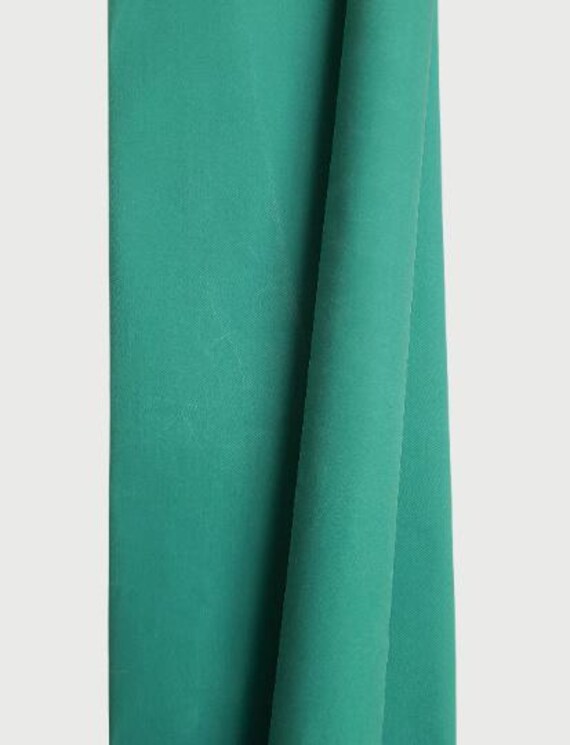 AQUA Waxed Cotton Twill Fabric - sold in 1/2 Yard Increments