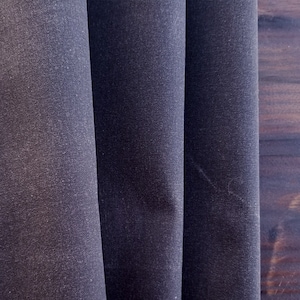 Toile cirée marron canard militaire 10,10 oz - Vendu par incréments de 1/2 mètre