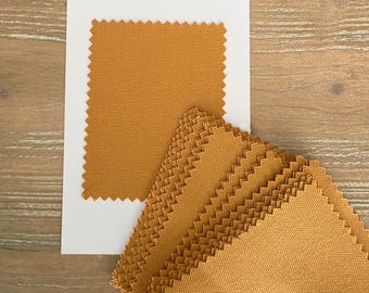 Butterscotch Cotton Canvas Fabric | Medium to Heavyweight Upholstery, Bag Making, Sewing, Home Decor