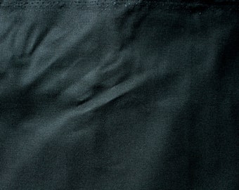 Black Waxed Army Duck Canvas Fabric 10.10 oz. - Sold in 1/2 yard increments