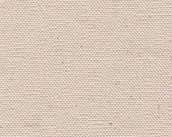 NATURAL Cotton Canvas Fabric 12 oz.- Sold in 1/2 Yard Increments